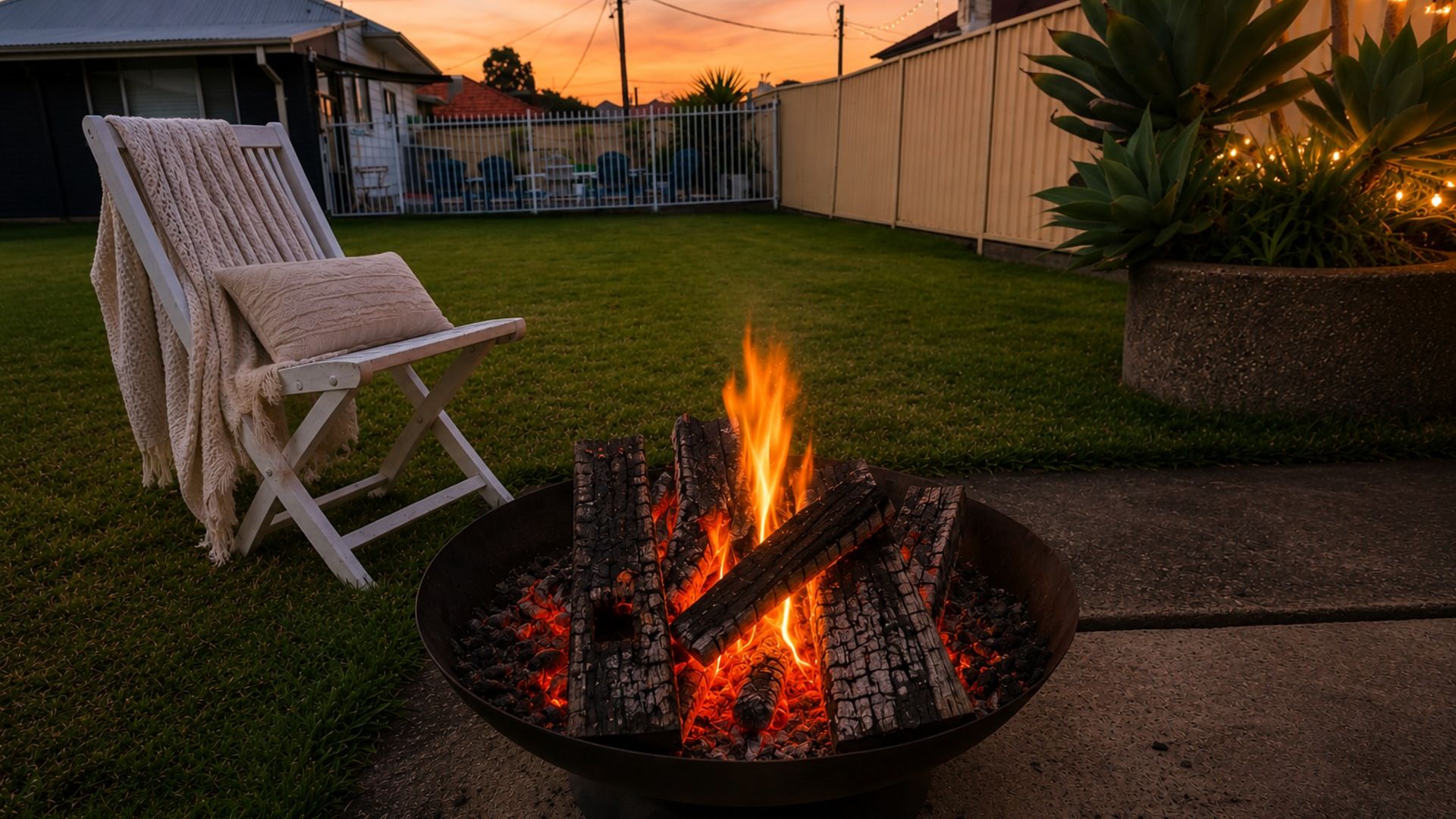 Relax fireside after a day of exploring.