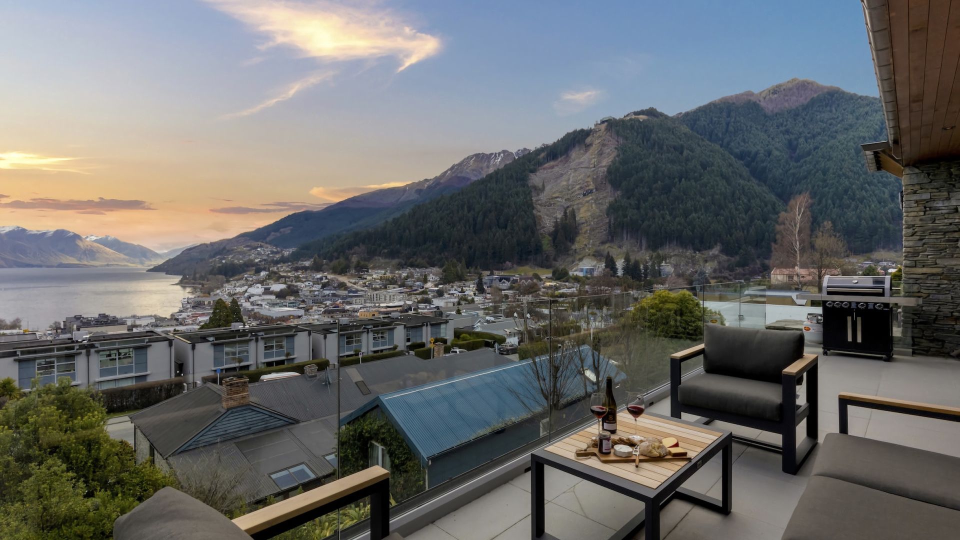 Spectacular lake and mountain views