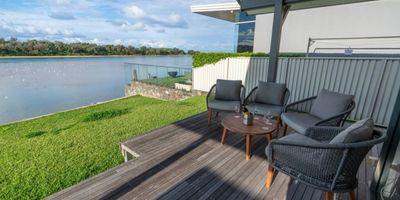   Absolute waterfront beach house