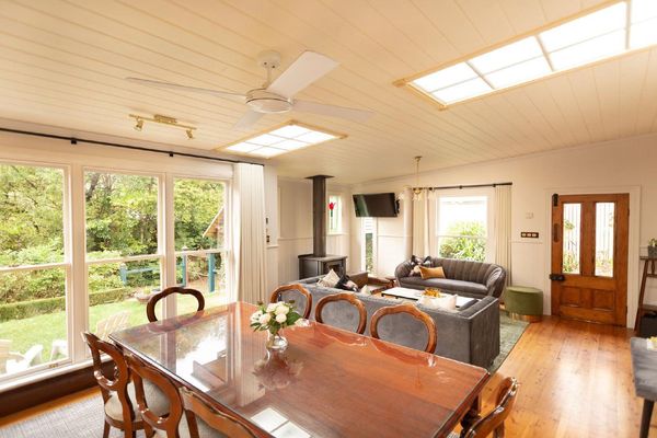 Lounge dining overlooking the beautiful gardens