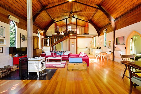 From the red door looking in