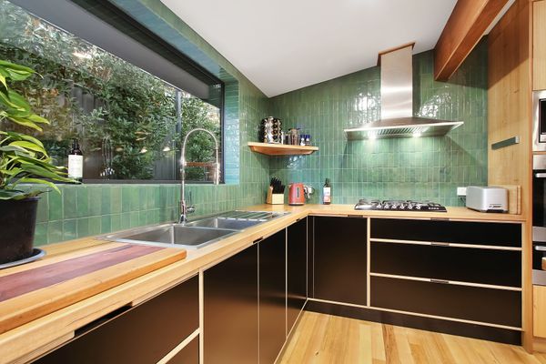 Kitchen with an amazing outlook