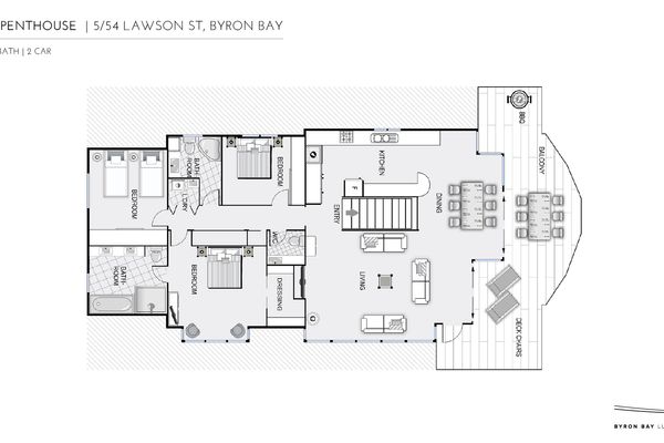 Palms Penthouse Floorplan
