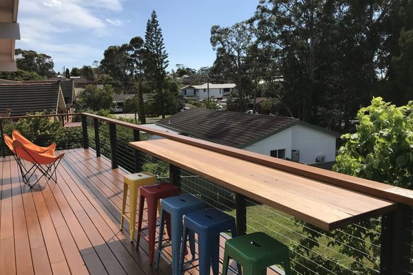 Balcony upstairs