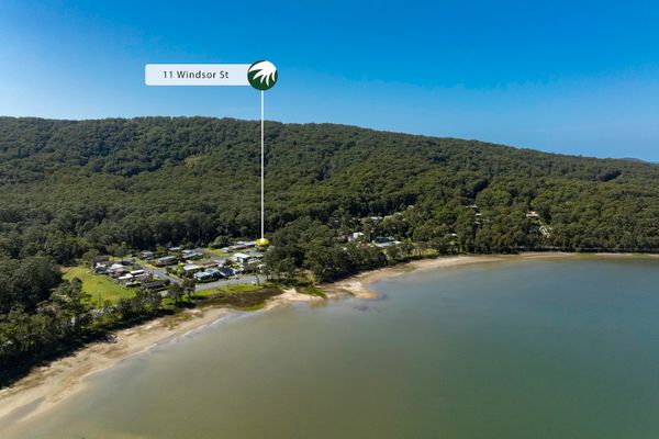 Aerial View of Property and Coastline