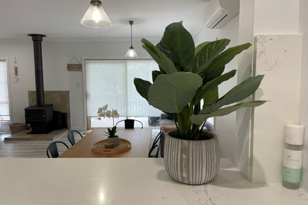 Dining/Fireplace Corner