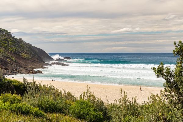 Oceanfront Beach View from Property