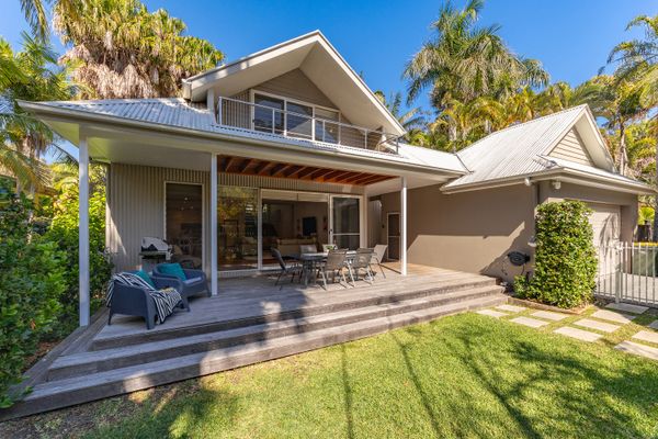 Front verandah and fenced yard