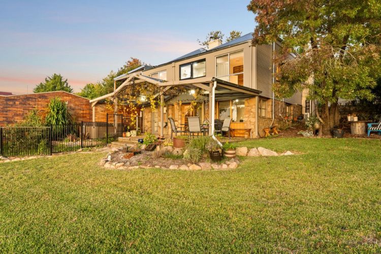 View of back of the home