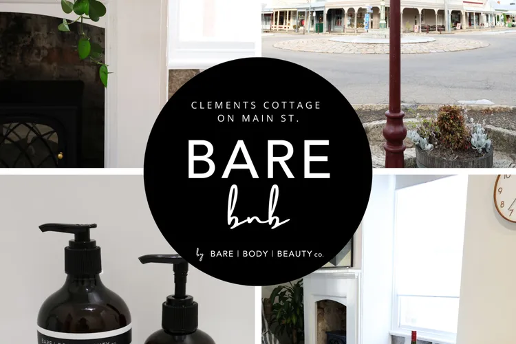 Clements Cottage on Main St. BARE bnb by Bare Body Beauty co.