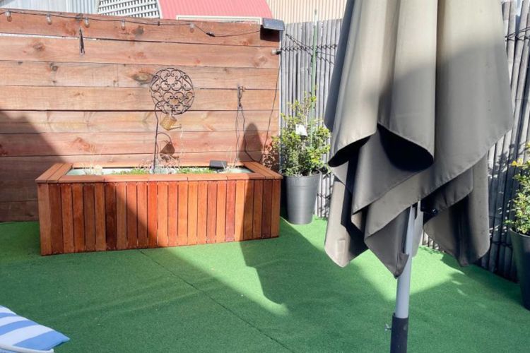 A big umbrella to give shade in the warmer months