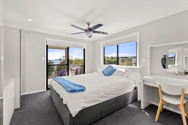 Family Retreat with water views at Corlette