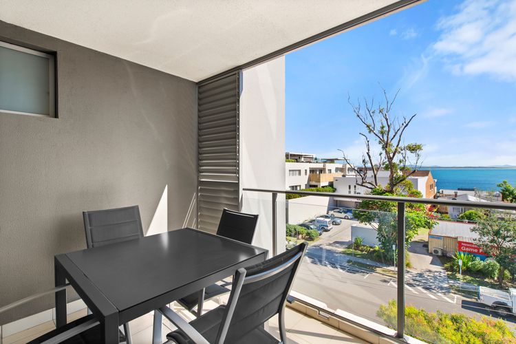 Balcony with ocean views
