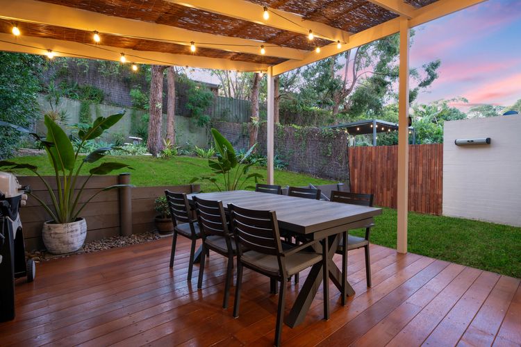 Outdoor dining table