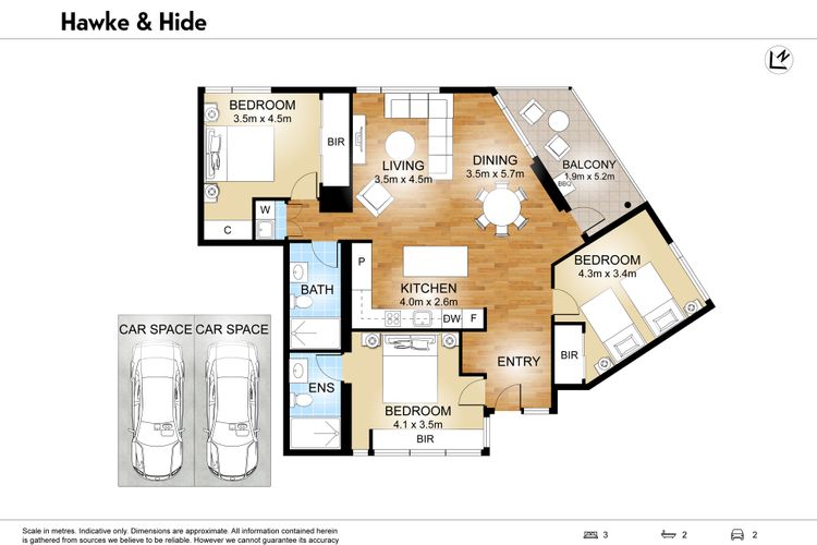 Hawke & Hide Designer 3BR Balcony Retreat