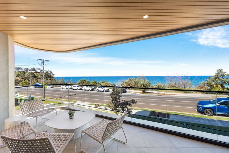 Balcony with ocean view