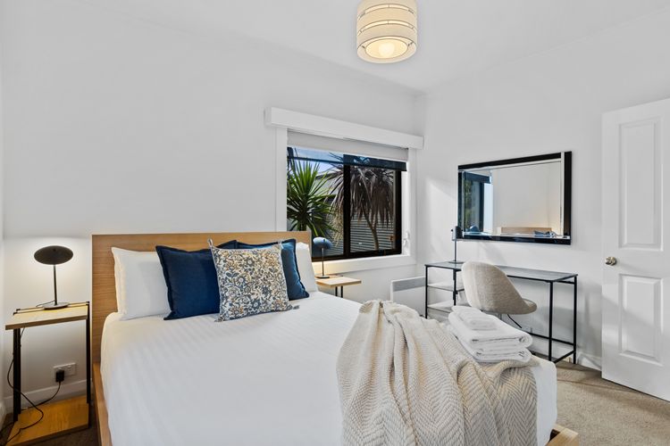 Bedroom 3 - Queen bed (includes desk and beautiful garden view)