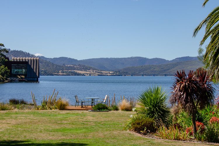 Stunning views to the river, garden and MONA