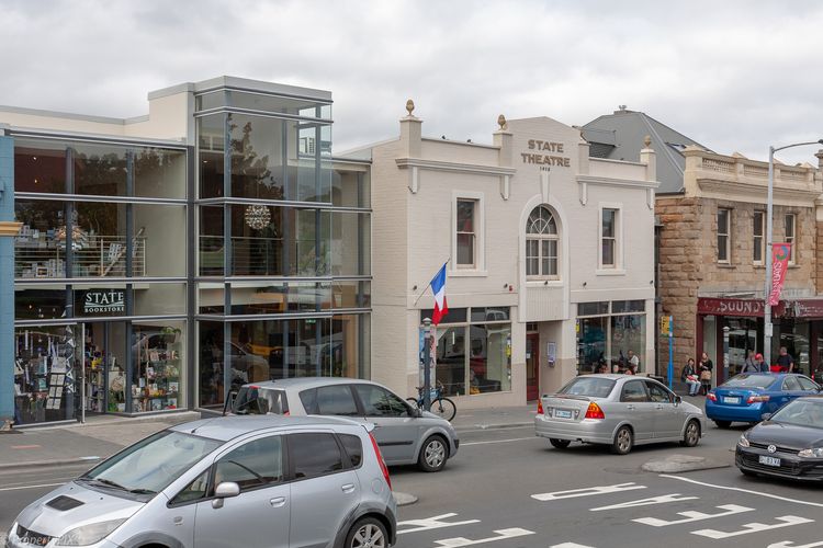 Hobart's iconic State Cinema, on the famous North Hobart Elizabeth St restaurant strip