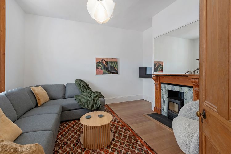 living room (at front of house)