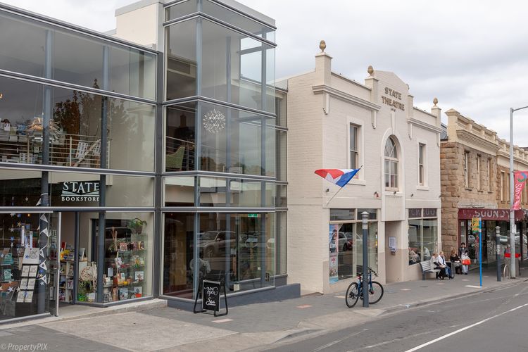 The popular State Cinema and bookstore is a 7 minute walk