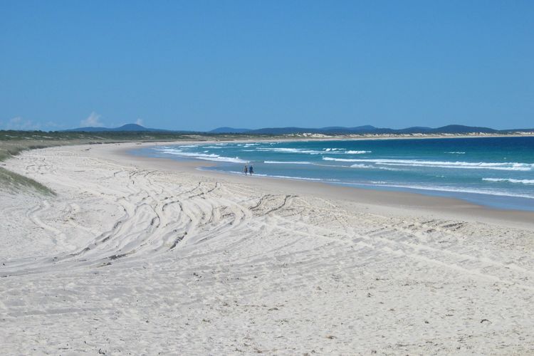 One Street Back from the Surf Beach