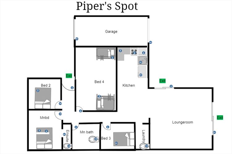 Pipers Spot – Pet Friendly – Fireplace with Swimming Pool