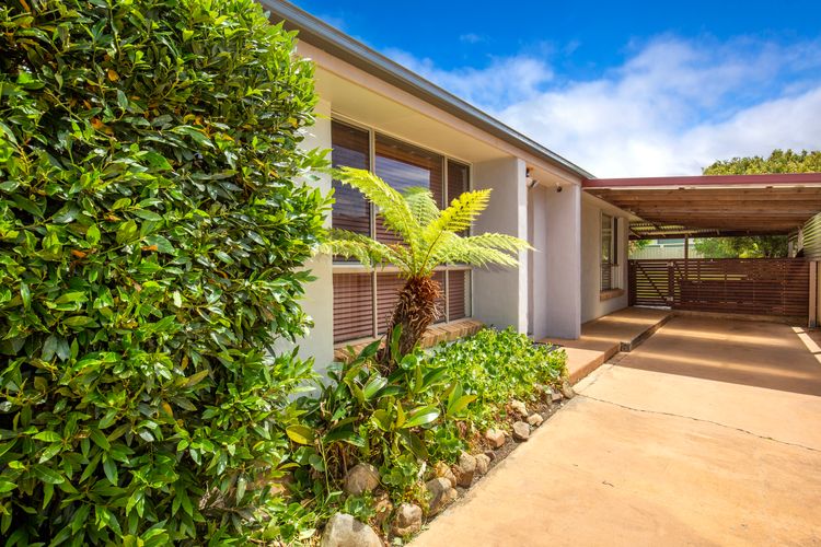 Driveway with carport for 1 car and parking for 2 cars
