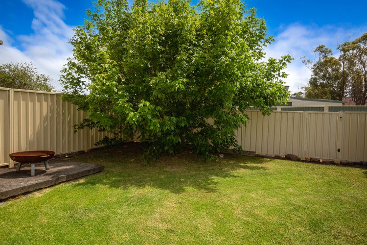 Spacious fully fenced garden with fire pit