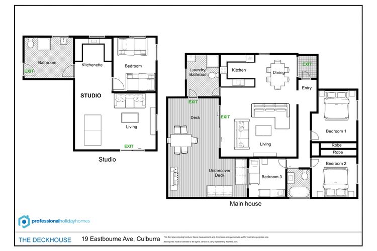 The Deckhouse – Pet Friendly – 2 Mins to Beach
