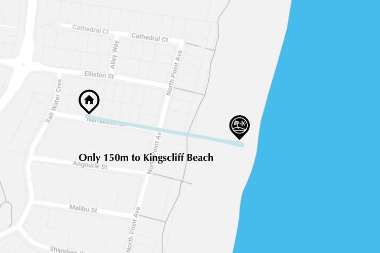 Ocean Blue on Salt Beach