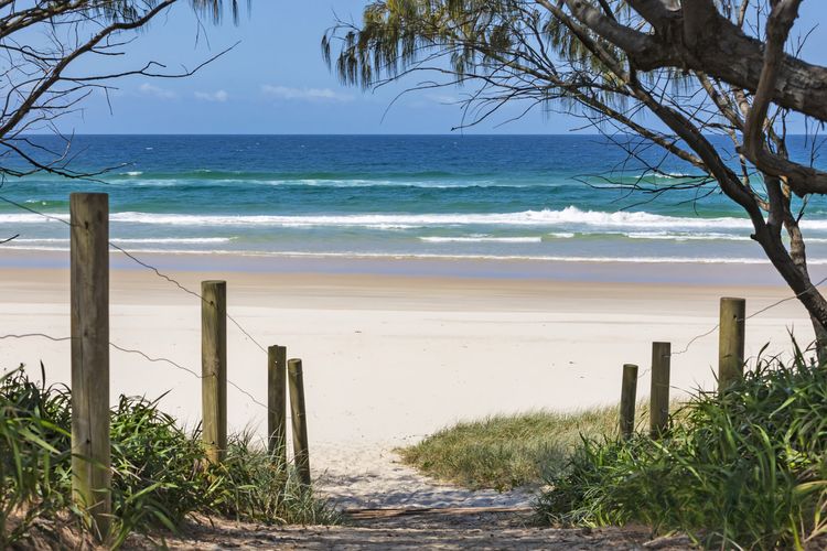 Ocean Blue on Salt Beach