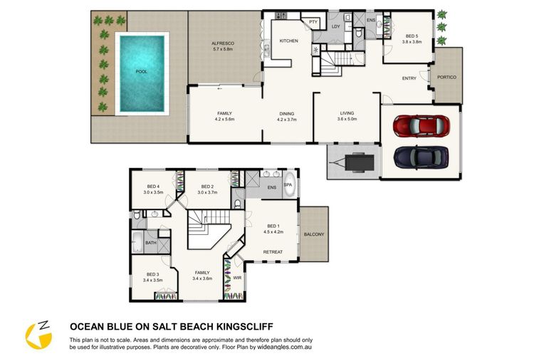 Ocean Blue on Salt Beach