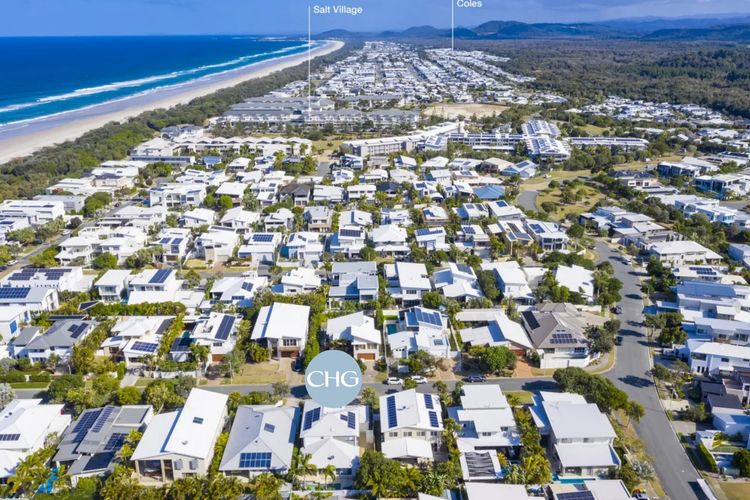 Ocean Blue on Salt Beach