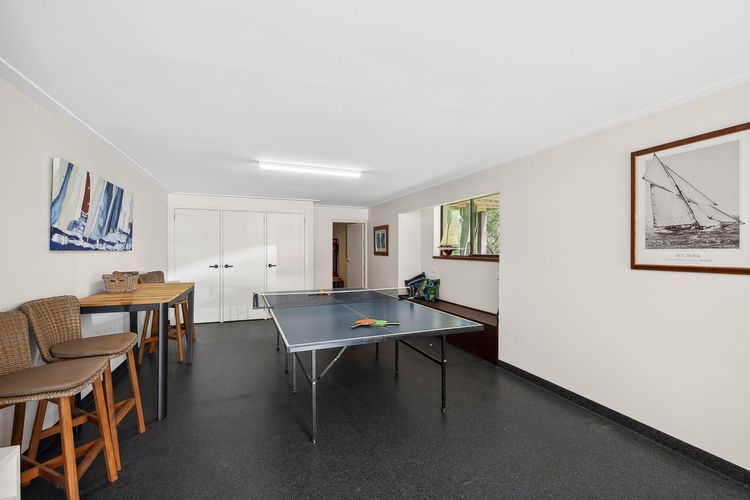 Table tennis table (downstairs)