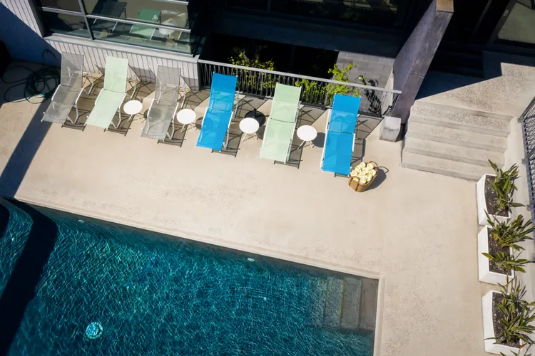 Pool View from rooftop