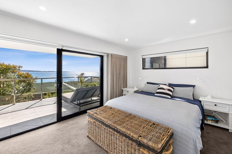 Master Bedroom 1 - Queen bed and private balcony with ocean views