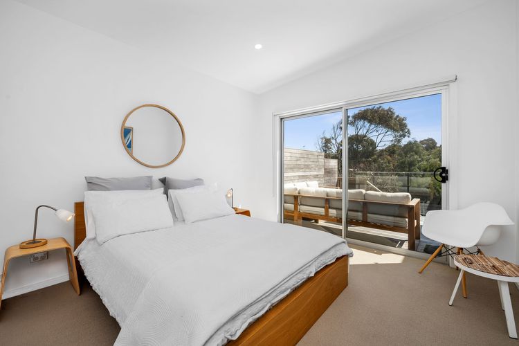 Queen bed, balcony access and a built-in robe