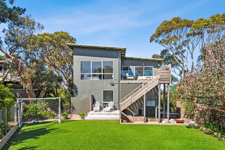 The backyard is a haven for the kids with a mini soccer pitch, netball hoop, golf putting hole and a cosy fire pit to provide the perfect spots to entertain and unwind. It is semi-fenced to the rear for pets.