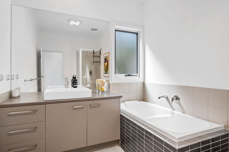 Bathtub, shower and toilet