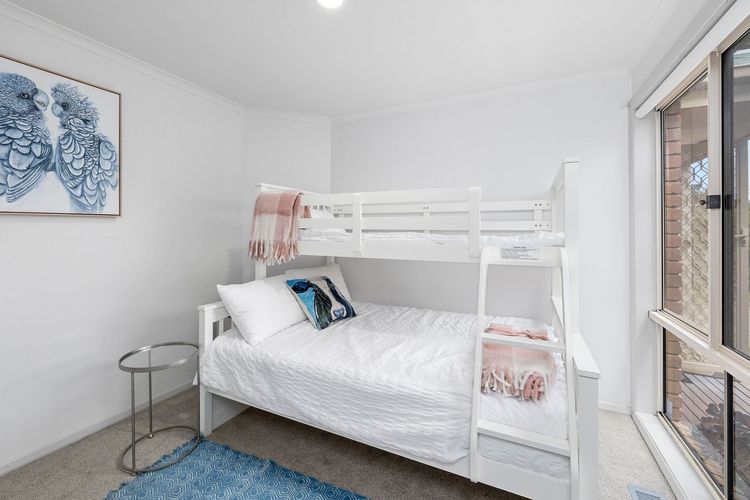 Tri-bunk with built-in robe