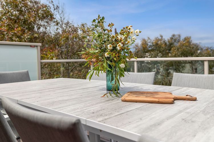 a spacious balcony ideal for a chilly morning alone time, chit-chat in the afternoon, or dinner under the stars.