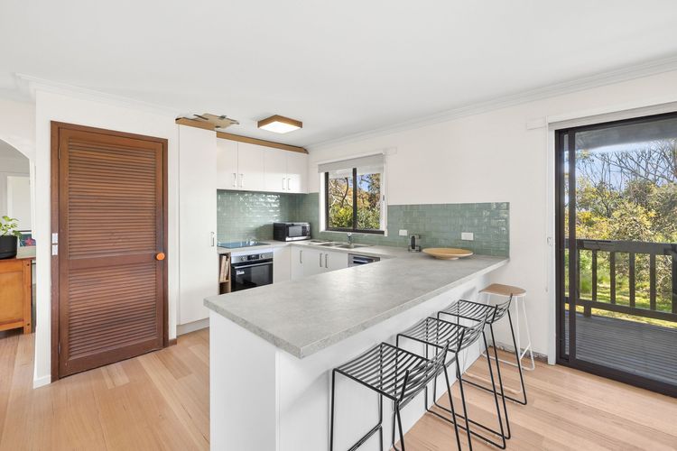 Fully equipped kitchen with modern features, such as ovens, a cooktop, a coffee machine, a dishwasher, a kettle, and a toaster. Basic dishes and utensils, crockery, cutlery, and glassware are also provided.