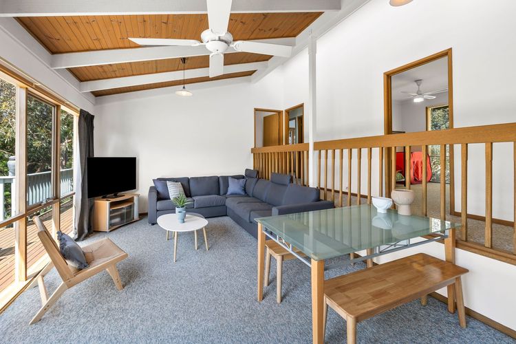 Living room has a flat-screen TV and Wi-Fi for your entertainment.