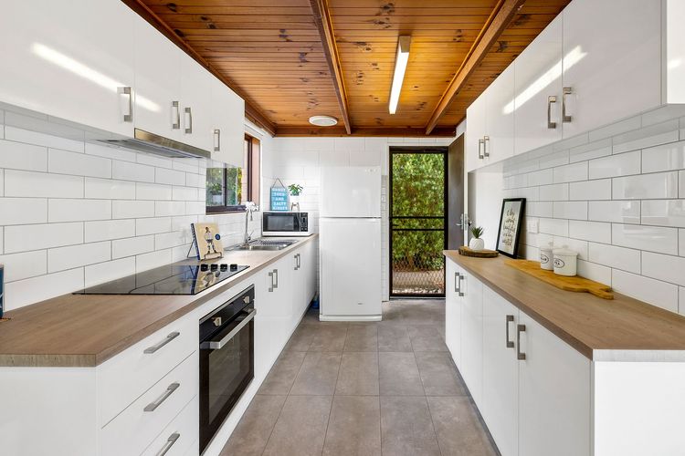 Upscale kitchen with modern tools and equipment