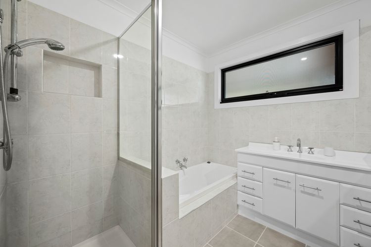 Bathroom 1 with shower, bath and large vanity