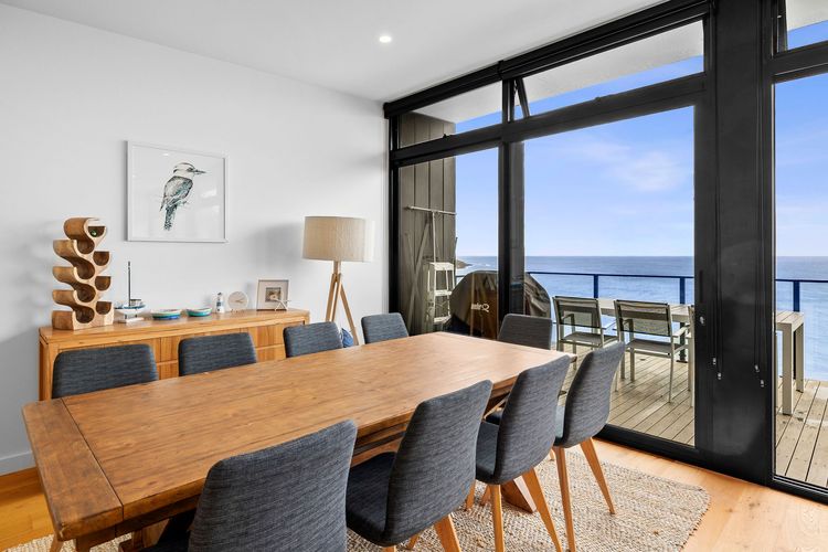 Dining Room with full sea views