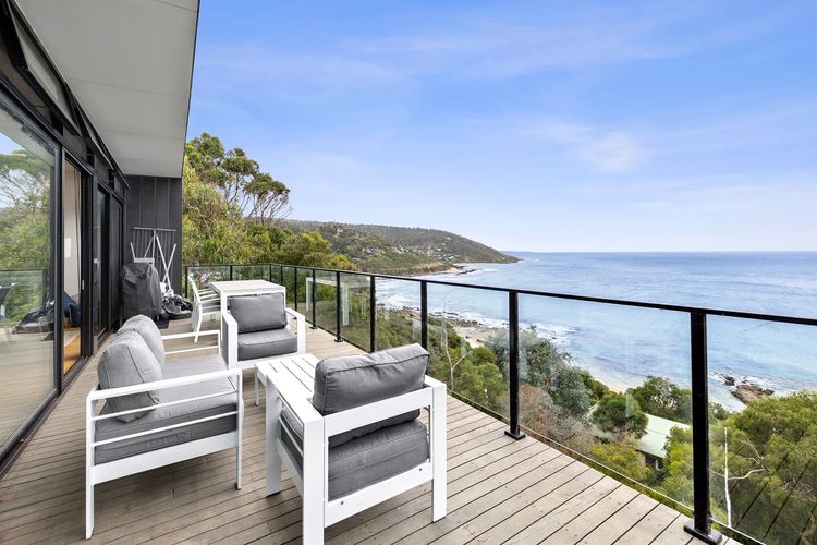 Panoramic balcony with full sea views