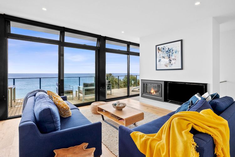 Semi Open Living Room with full sea views