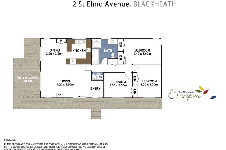 Two bedroom house only